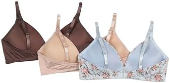 TAHARI Girls' 3-Pack Molded Wireless Bras