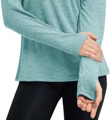 TBMPOY Womens UPF 50+ Sun Protection Hoodie Shirt Long Sleeve Fishing Hiking Outdoor UV Shirt Lightweight