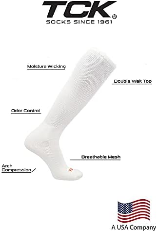 TCK Prosport Tube Socks Baseball Socks Softball Football Socks Durable And Moisture Wicking Over The Calf