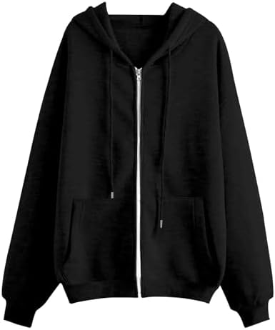 Teen Girls Oversiezd Zip Up Sweatshirts Cute Fleece Kids Hoodies Youth Long Sleeve Fleece Active Sport Jacket Coat
