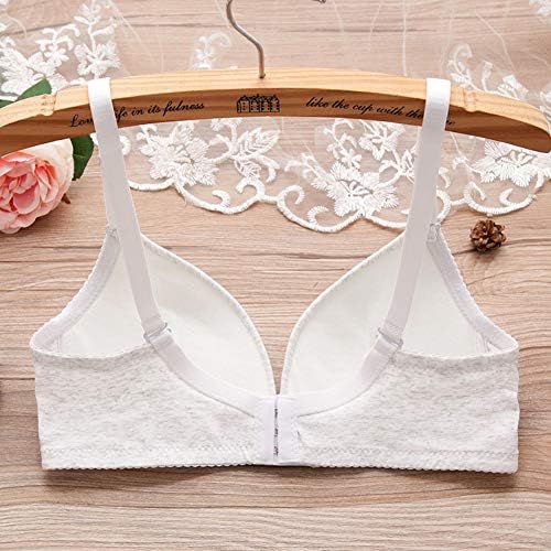 Teen Girls Seamless Bra Cotton Bras Adjustable Straps