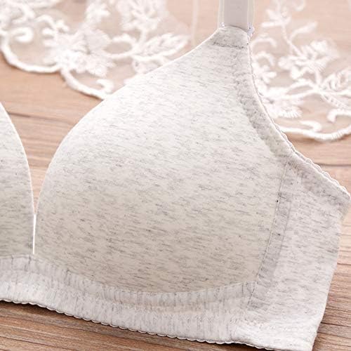 Teen Girls Seamless Bra Cotton Bras Adjustable Straps