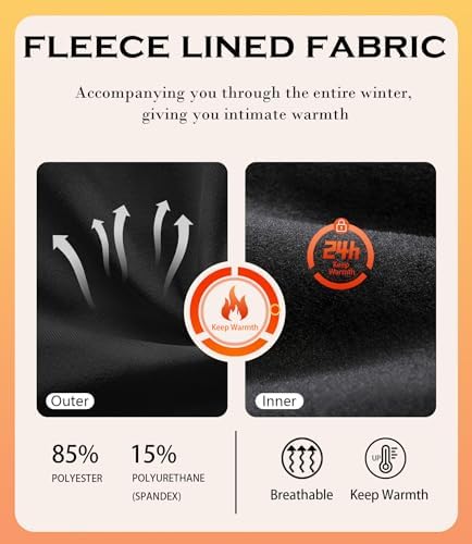 TELALEO 4 Pack Women's Thermal Shirts Fleece Lined Athletic Tops Long Sleeve Compression Workout Baselayer For Cold Weather