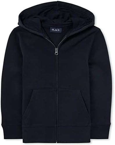 The Children's Place Active Long Sleeve Hooded Full Zip Front Sweatshirt