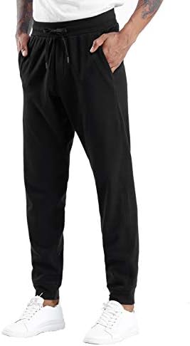 THE GYM PEOPLE Mens' Fleece Joggers Pants With Deep Pockets In Loose-fit Style