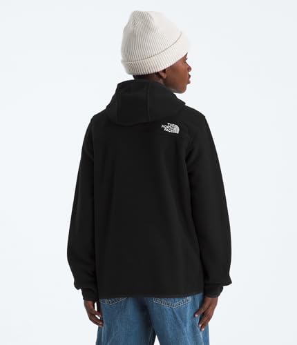 THE NORTH FACE Teen Glacier Lightweight Full Zip Hooded Jacket 3 Piece Hood With Secure-zip Hand Pockets