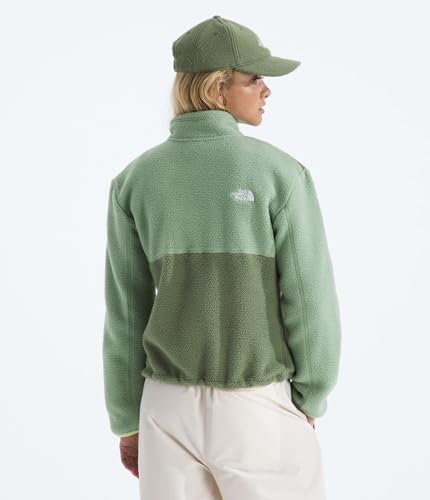 THE NORTH FACE Womens Yumiori Quarter Zip Jacket Lightweight Fleece Coat With Embroidered Logo Secure Zip Chest Pocket