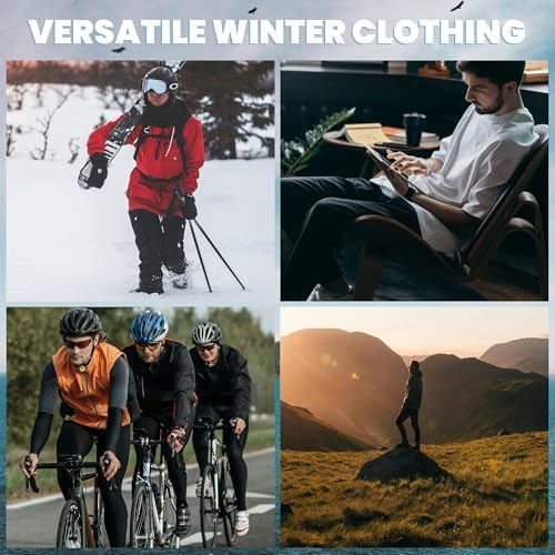 Thermal Underwear For Men Long Johns Set - Fleece Lined Base Layer For Cold Weather Winter Clothes