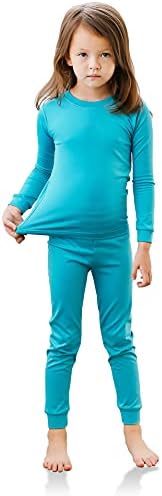 TINFL By Vaenait 4-14 Years Girls Kids Aeroheat Thermal Underwear Base Layers Warm Pajama Fleece Lined Long John Set