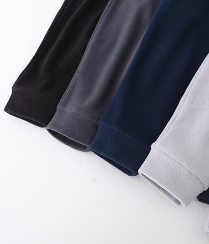 Toddler Boys Warm Heated Microfleece Pants 4-Pack Fleece Sweatpants 2-6 Years