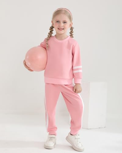 Toddler Girl Clothes Fall Winter Outfits Long Sleeved Pullover Sweatshirt + Sweatpants 2 Pcs Casual Sweatsuits Sets