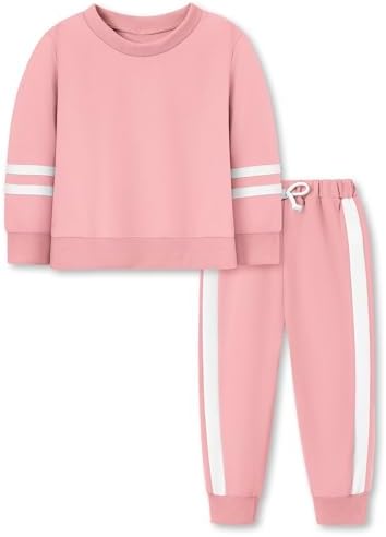 Toddler Girl Clothes Fall Winter Outfits Long Sleeved Pullover Sweatshirt + Sweatpants 2 Pcs Casual Sweatsuits Sets