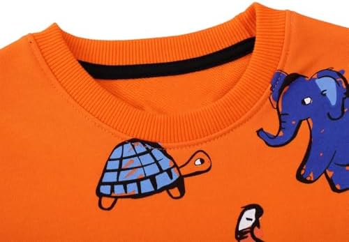 Toddler Sweatshirt Boys Long Sleeve Shirts Casual Kids Cotton Graphic Fall Winter Pullover Tee Tops Blouse