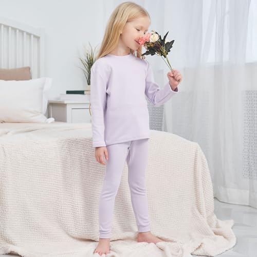 Toddler Thermal Underwear Set Girls Boys Long Johns Kids Pajamas Pjs 3-7 Years