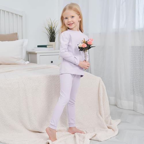 Toddler Thermal Underwear Set Girls Boys Long Johns Kids Pajamas Pjs 3-7 Years