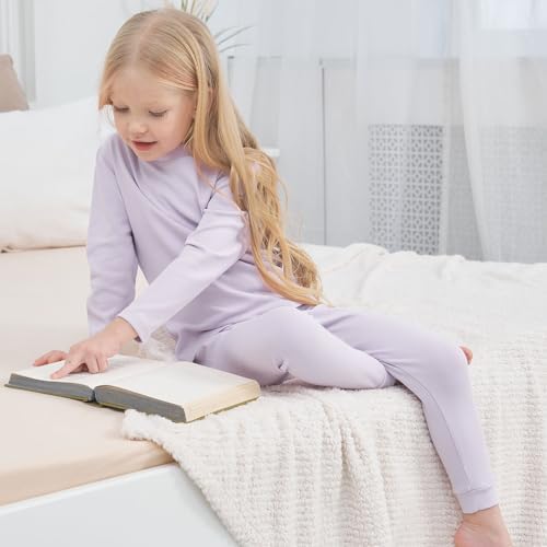Toddler Thermal Underwear Set Girls Boys Long Johns Kids Pajamas Pjs 3-7 Years