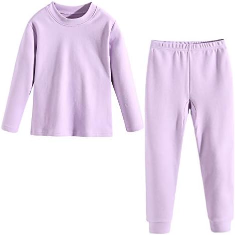 Toddler Thermal Underwear Set Girls Boys Long Johns Kids Pajamas Pjs 3-7 Years