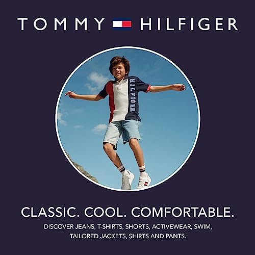 Tommy Hilfiger Boys' Long Sleeve Quarter Zip Sweater