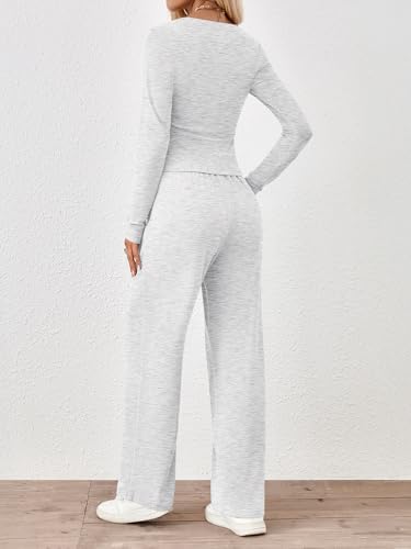 Trendy Queen 2 Piece Lounge Sets For Women Fall Outfits 2025 Fashion Two Piece Sweatsuits Business Casual Outfits Clothes