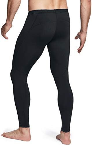 TSLA Men's Athletic Compression Pants Thermal Wintergear Running Tights Sports Leggings