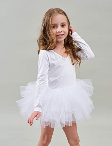 Tutu.kk Girls' Camisole Dance Tutu Leotard With Fluffy 4-Layers Ballet Dress For Ballerina (12 Months - 7 Years)