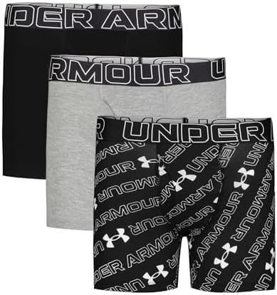 Under Armour Boys' Big Performance Boxer Briefs Lightweight & Smooth Stretch Fit