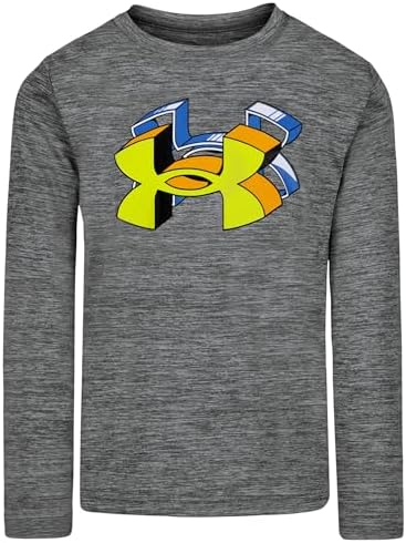 Under Armour Boys Outdoor Long Sleeve Tee Stylish Crew Neckline Cute Full Fit