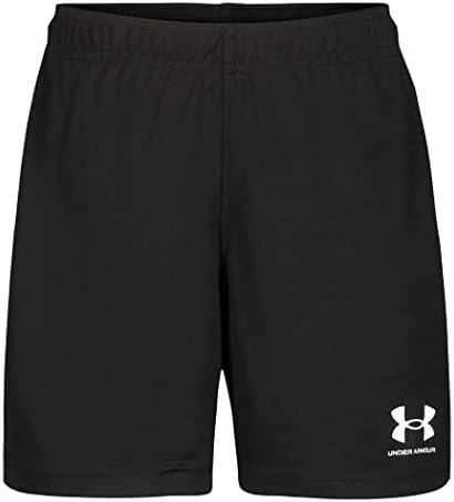 Under Armour Boys' Performance Soccer Short Elastic Waistband and Logo Detail