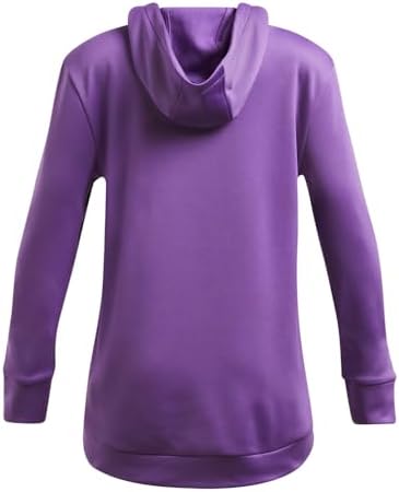 Under Armour Girls' Armour Fleece Iridescent Big Logo Hoodie