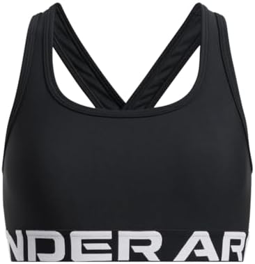 Under Armour Girls Crossback Mid-Impact Sports Bra