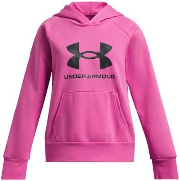 Under Armour Girls Rival Fleece Big Logo Hoodie