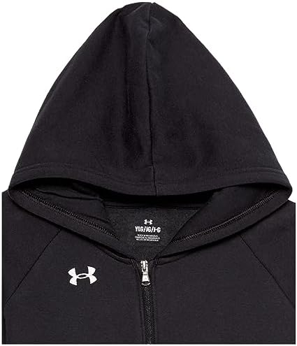 Under Armour Girls' Rival Fleece Full Zip Hoodie
