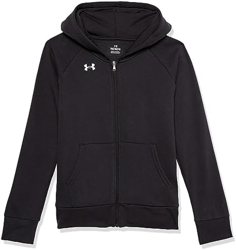 Under Armour Girls' Rival Fleece Full Zip Hoodie
