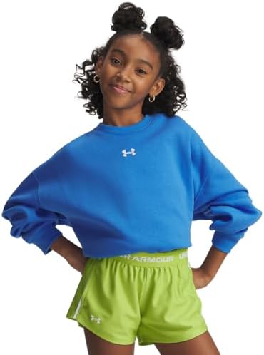 Under Armour Girls Rival Fleece Oversized Crew
