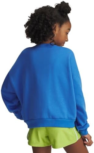 Under Armour Girls Rival Fleece Oversized Crew