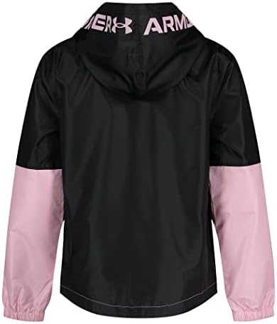 Under Armour Girls' Windbreaker Zip-up Jacket Water Repellent And Windproof