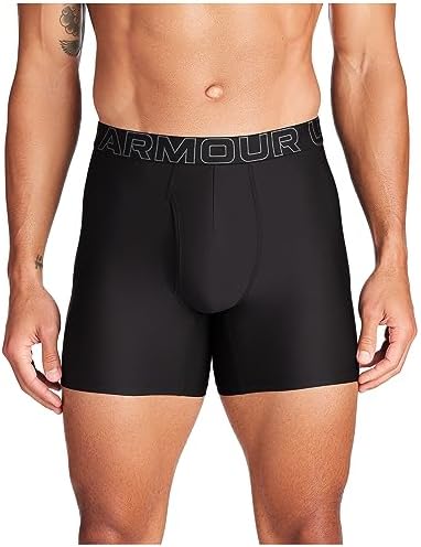 Under Armour Men's Multi-Pack Performance Tech Mesh Boxerjock Brief 6" Inseam All-Day Comfort