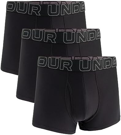 Under Armour Men's Multi-Pack Performance Tech Trunk Boxer Brief With 3" Inseam Ultra-Soft