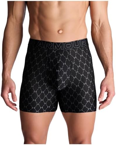 Under Armour Men's Performance Tech Print 6" Boxer Briefs