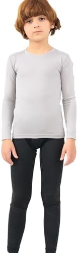 Unisex Kids Compression Shirts Set for Girls & Boys Kids Long Underwear Base Layer Athletic Leggings