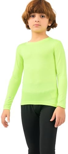 Unisex Kids Compression Shirts Set for Girls & Boys Kids Long Underwear Base Layer Athletic Leggings