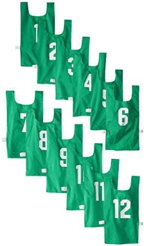US Games Numbered Nylon Pinnies Youth Sizes One Dozen