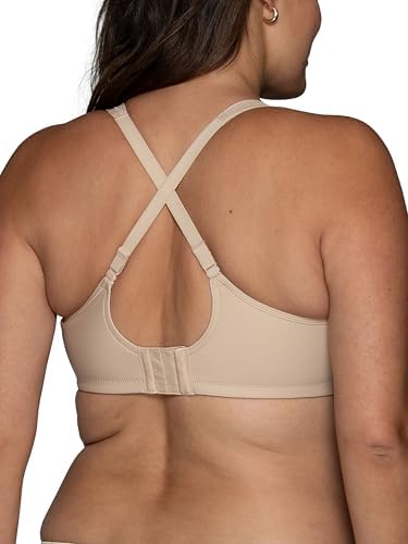 Vanity Fair Women's Medium Impact Sports Bras For Women Breathable Moisture Wicking Padded Cups Up To DDD