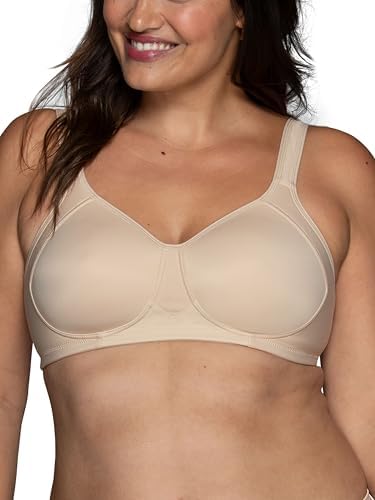 Vanity Fair Women's Medium Impact Sports Bras for Women Breathable Moisture Wicking Padded Cups up to DDD