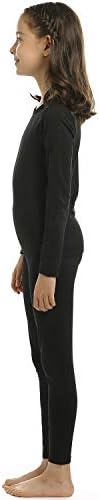 ViCherub Girls Thermal Underwear Set For Kids Long Johns Fleece Lined Base Layer Top & Bottom Cold Winter Thermals