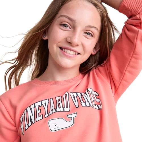 Vineyard Vines Girls' Sweatshirt Woven Dress