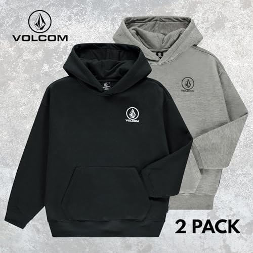Volcom Boys Hoodies 2 Pack Boys Sweatshirts Premium Comfy Cotton Hoodies Size 8-20