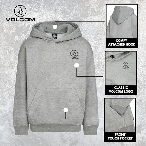 Volcom Boys Hoodies 2 Pack Boys Sweatshirts Premium Comfy Cotton Hoodies Size 8-20