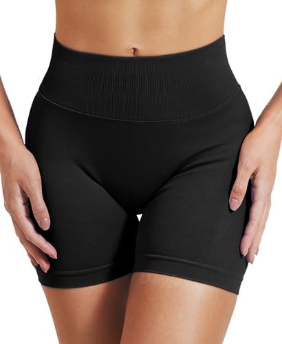 VOYJOY Women Workout Impact Shorts 2.5"/ 3.6"/ 4.5"/ 6" Scrunch Butt Lifting Gym Seamless Booty Biker Shorts