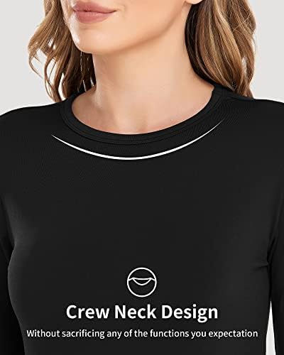 WEERTI Thermal Underwear For Women Long Johns With Fleece Lined Base Layer Women Cold Weather Top Bottom